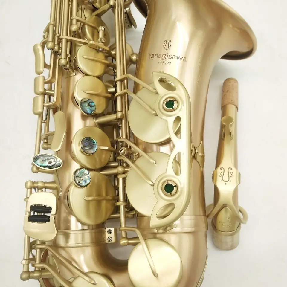Sassofono Yanagisawa Alto W010 Oro Spazzolato E Bronzo Professionale Con Accessori