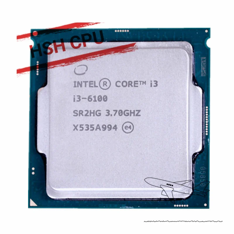 Processore Cpu Intel Core I3-6100 I3 6100 3.7 Ghz Dual-Core Quad-Thread 51W Lga 1151