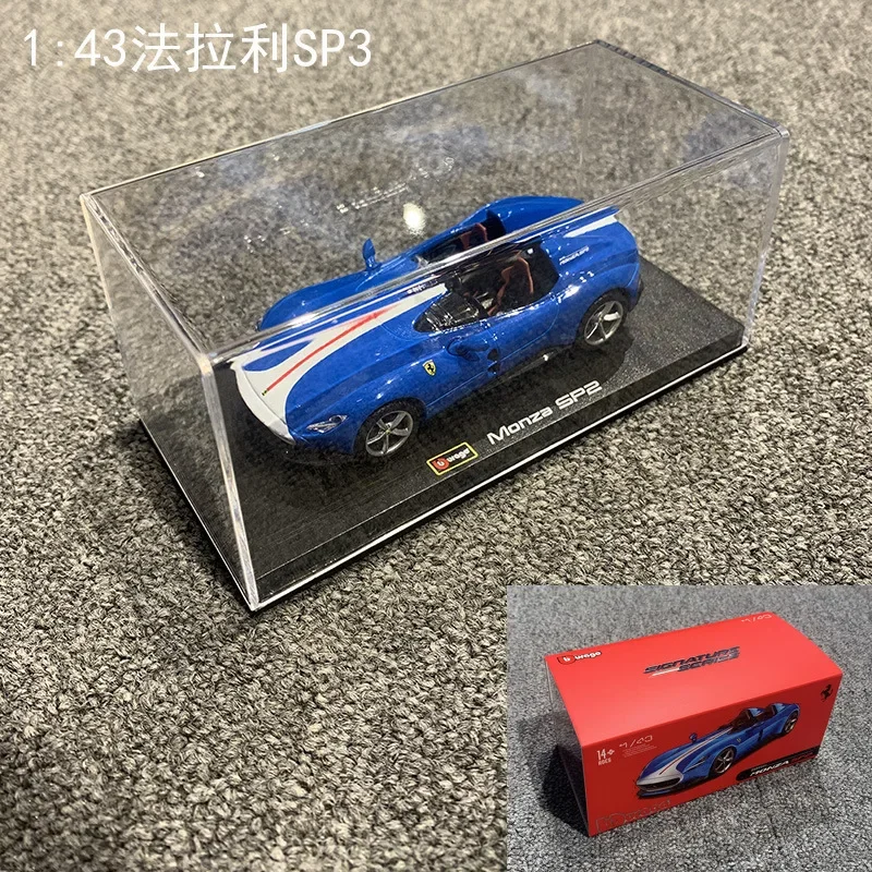 Bburago 1/43 Ferrari Monza Sp2 Diecast Alloy Car Model Ferrari Metal Car Model Ornament Toy Gift Car Model Wholesale