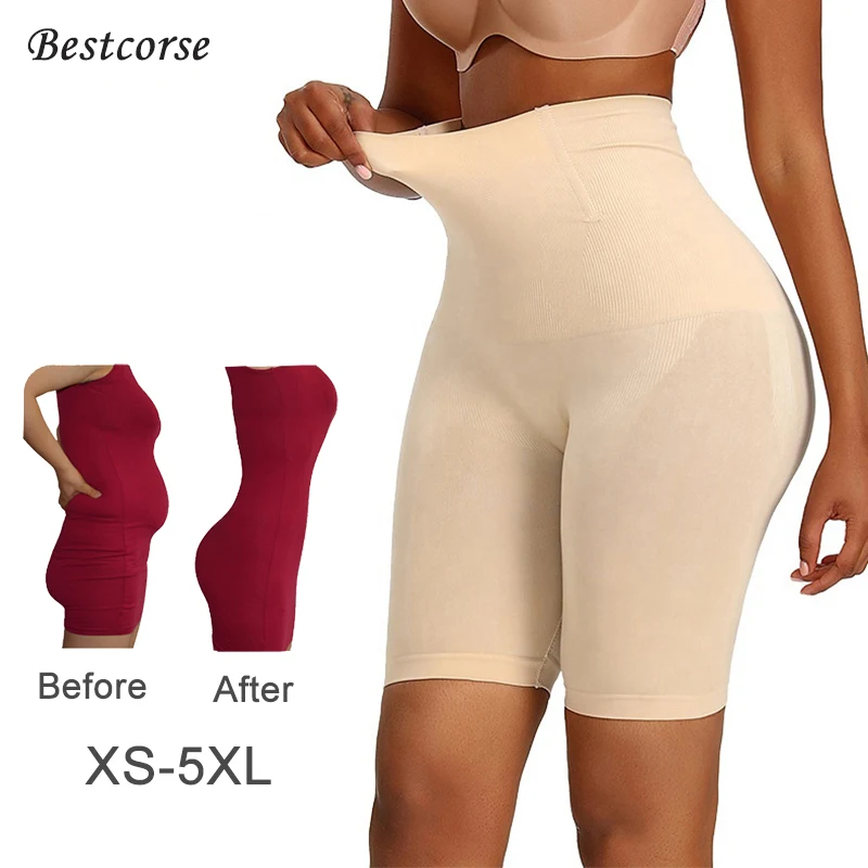 Xs Short Faja Body Shaper Plus Size Seamless Shapewear Donna Tummy Control Mutandine A Vita Alta Pancia Piatta Tummy Shaper Più Sottile