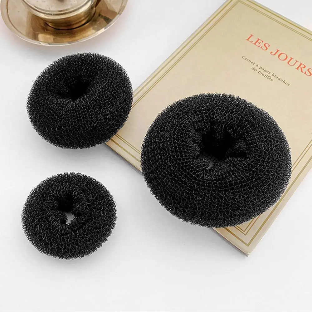 Easy Big Ring Donut Magic Foam Sponge Female Bird'S Nest Bun Maker Strumenti Per Acconciature Anello Per Capelli Da Donna Supporto Per Coda Di Cavallo