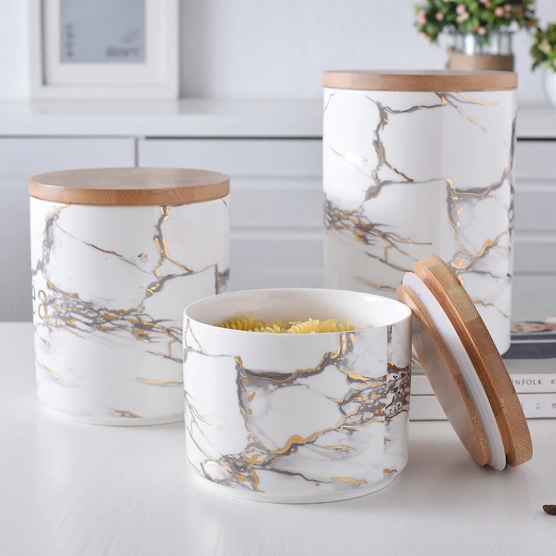 Serbatoi Di Stoccaggio In Ceramica Nordica, Coperture In Legno, Serbatoi Sigillati, Artigianato, Serbatoi Di Stoccaggio Per La Casa Di Lusso/Distribut