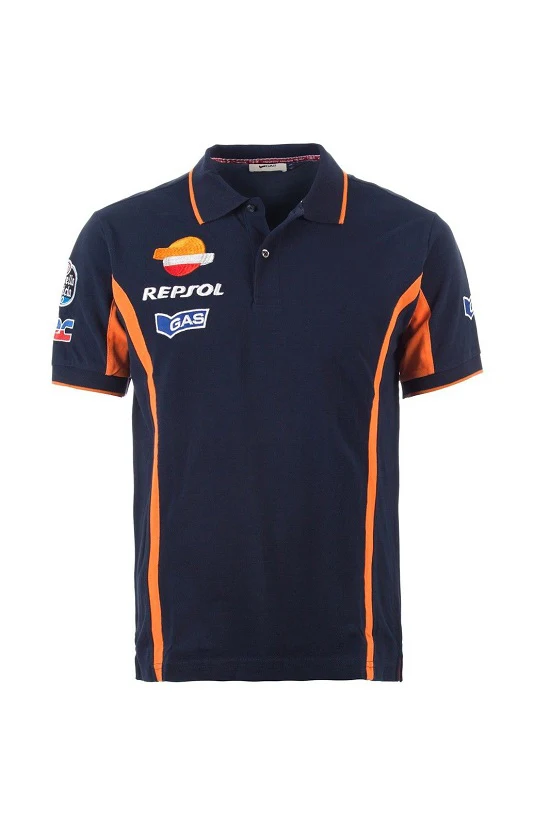 Repsol Polo A Gas Moto Atv Bike Riding T-Shirt In Cotone Per Honda Motocross Moto Race Polo Shirts