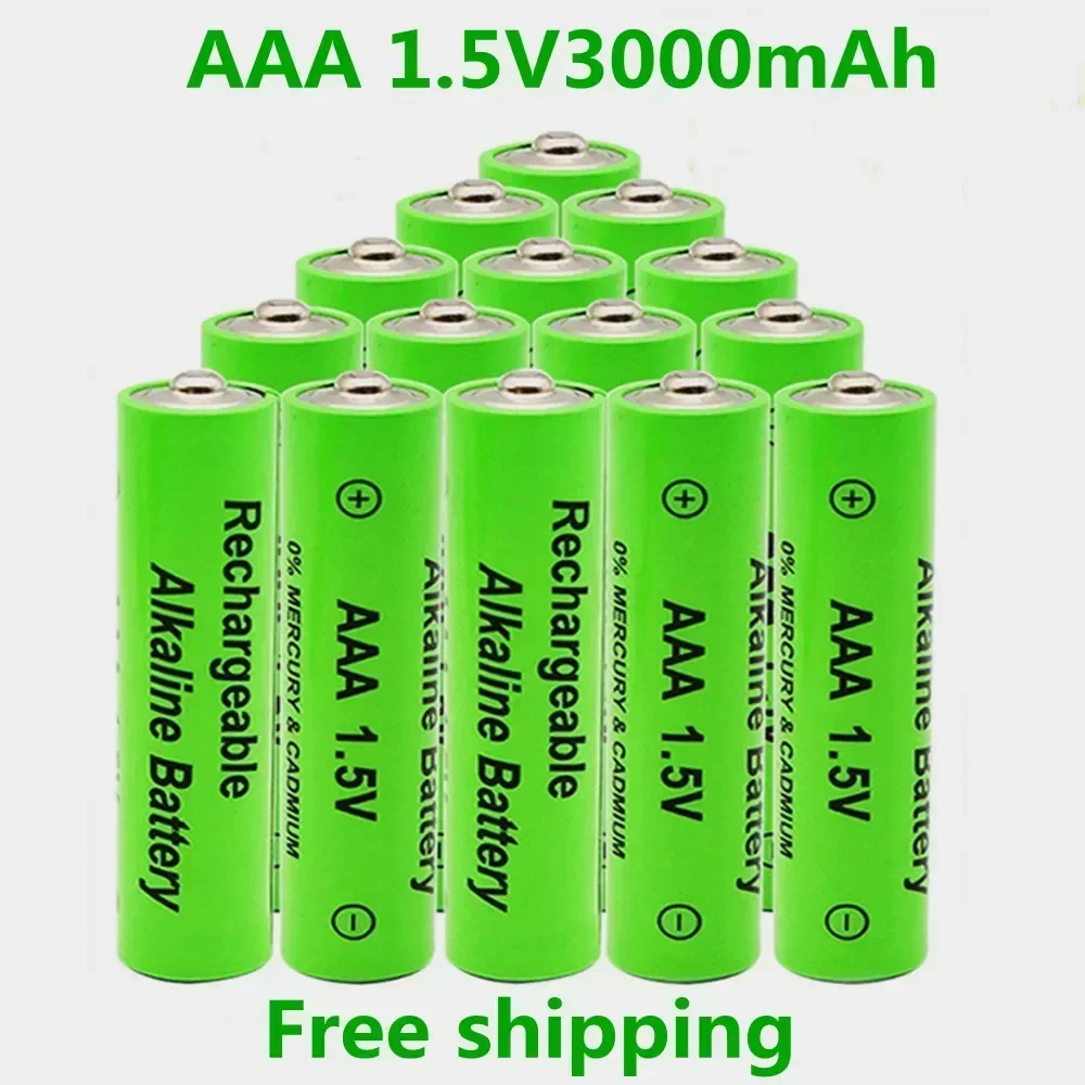 Aaa1.5V Batterie Aaa Ricaricabili 3000Mah-Perfette Per Orologi, Giocattoli, Computer E Altro