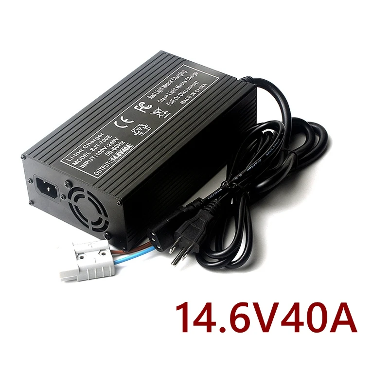 Caricabatterie 12 V 4S Lifepo4 14.6V 40A 12 Volt Caricabatterie Intelligente Per 12 V Ferro Fosfato Golf Cart Touring Car Rv Boat Battery