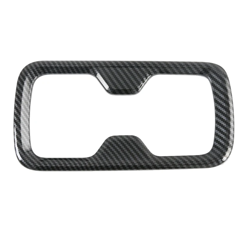 Per Nissan Navara Np300 2016-2019 In Fibra Di Carbonio Car Front Water Cup Holder Protector Frame Cover Trim Sticker