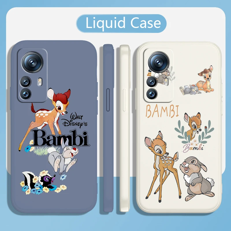 Bambi Thumper Liquid Rope Per Xiaomi Mi 13T 13 12T 12 11T 11I 11 A3 10T 10 9 Pro Lite Ultra 5G Back Phone Case