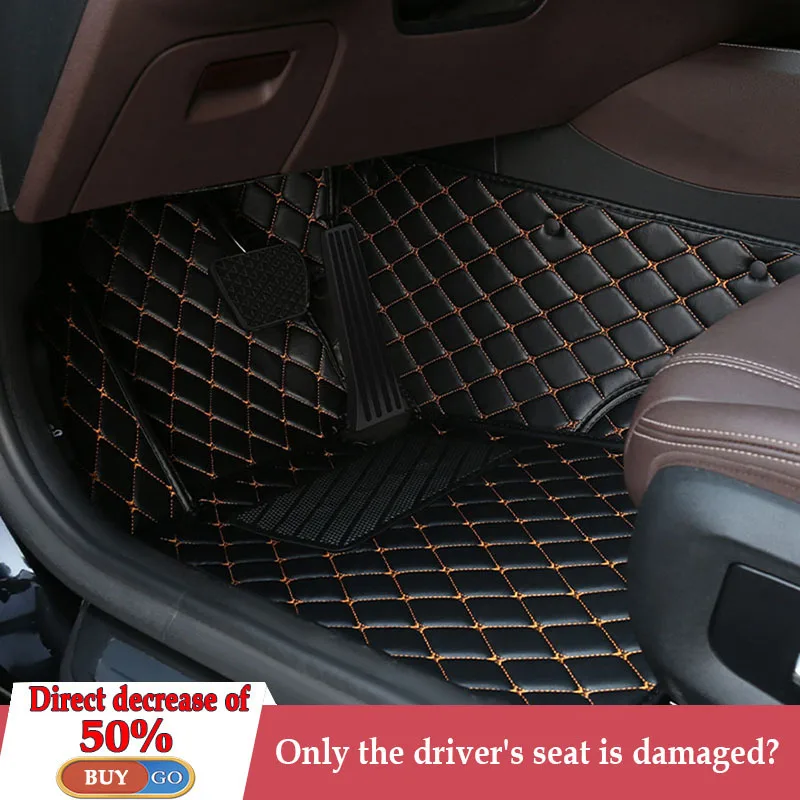 Wzbwzx 5D Custom Diamond Leather 1 Pezzo Driver Tappetini Per Auto Per Rolls-Royce Ghost Phantom Cullinan Ghost Accessori Auto