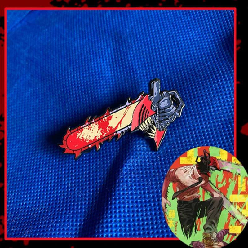 Japan Anime Saw Metal Badge Button Spilla Spille Collection Fashion Medal Souvenir Cosplay Collection Gift