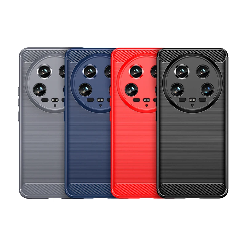 Per Xiaomi 14 Ultra Case Xiaomi 14 Ultra Antiurto Originale Tpu Cover Protettiva In Gomma Spazzolata Di Lusso Xiaomi 14 Ultra