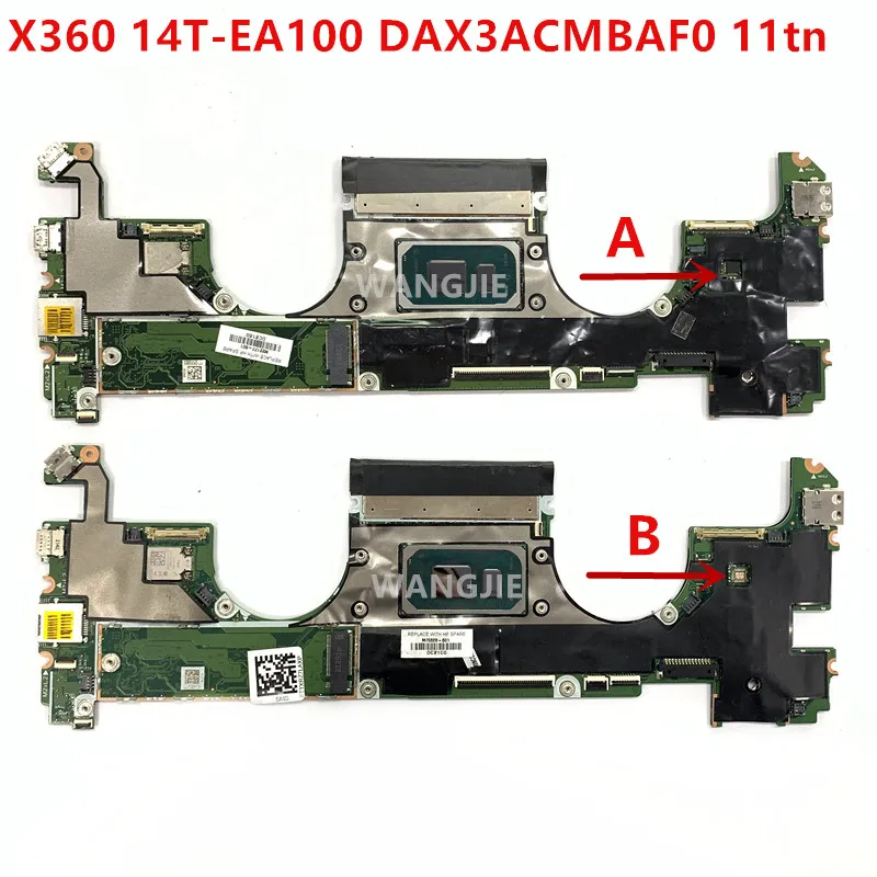Per La Scheda Madre Del Computer Portatile Hp Spectre X360 14T-Ea100 14-Ea Muslimate M22177-601 M22176-601