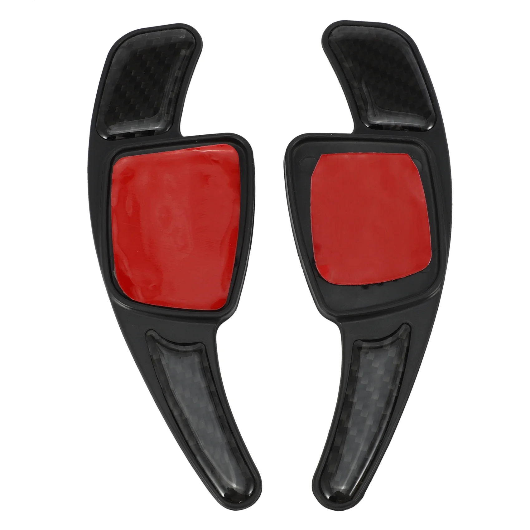 Volante Dsg Paddle Extension Shifters Shift Sticker Decorazione Stile In Fibra Di Carbonio Per Audi A3 A4 A5 Q7 Tt