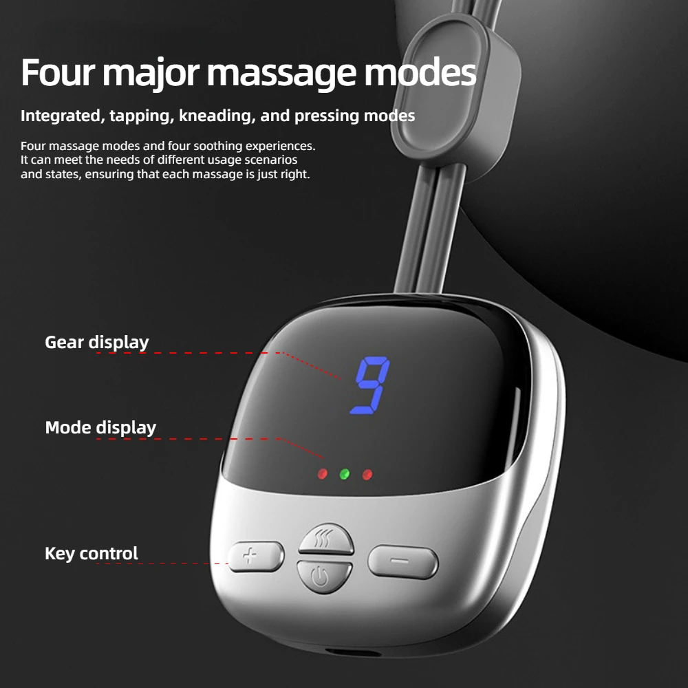 Mini Smart Hanging Neck Shoulder Massaggiatore Per Colonna Vertebrale Cervicale Mini Portable Hot Compress Neck Artefatto Dragaggio Neck Protector