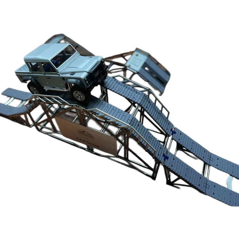 1/18 Rock Crawler Truck Venue Strutture Caporacing Set Per Trx4M Defender Bronco Capo Cub1 Cub 2 Wrangle Rc Car Toys Parte Fai Da Te