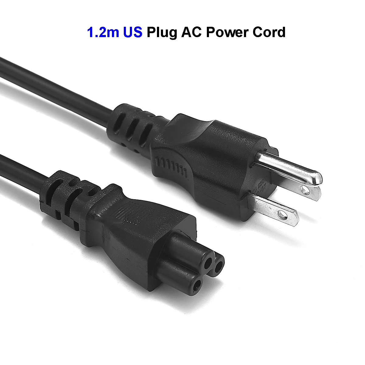 Spina Americana Cavo Di Alimentazione 3 Pin Prong C5 Cloverleaf Cavo Di Alimentazione Americano Usa 1.2M 4Ft Per Adattatori Ca Notebook Portatile