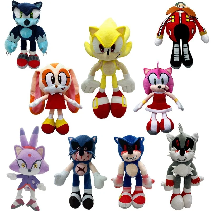 20/30/40Cm Super The Hedgehog Peluche Peluche Shadow Amy Rose Knuckles Tails Peluche Peluche Peluche Peluche Peluche Regalo Per Bambini