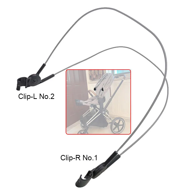 Passeggino Sun Canopy Frame Clip Per Cybex Priam 3/4 Mios 2/3 Tenda Da Sole Asta Del Tetto Fibbia Barra Di Supporto Calmp Baby Buggy Parasole Chiusura