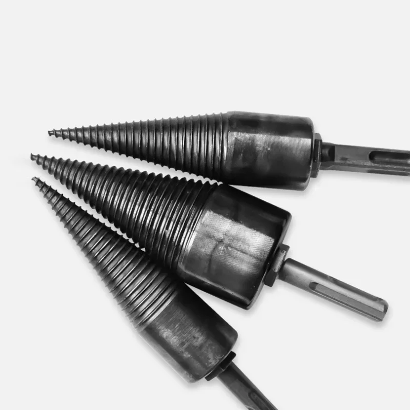 Driver Split Conic Fire Cone Legna Da Ardere 1 Pz Cleave Wood Machine 32Mm/42Mm Trapano A Mano Splitter Strumenti Punzone Per La Lavorazione Del Legno