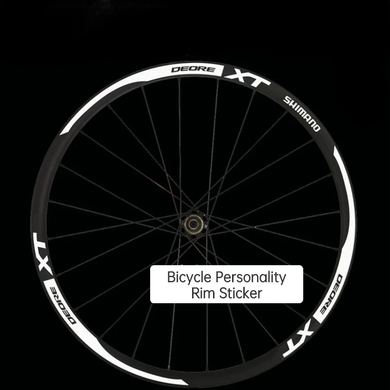 Xt Mtb Wheel Sticker Road Bike Rim Decalcomanie Larghezza 20Mm Adesivi Riflettenti Per Ciclismo 20 "24" 26 "27.5" 29 "700C Accessori Per Biciclette