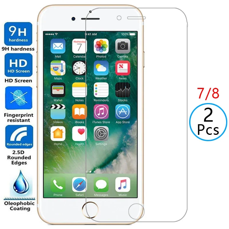 Vetro Temperato Protettivo Per Iphone 7 8 Proteggi Schermo Su I Phone 78 Iphone7 Iphone8 Pellicola Di Sicurezza Aphone Aiphone Iphon