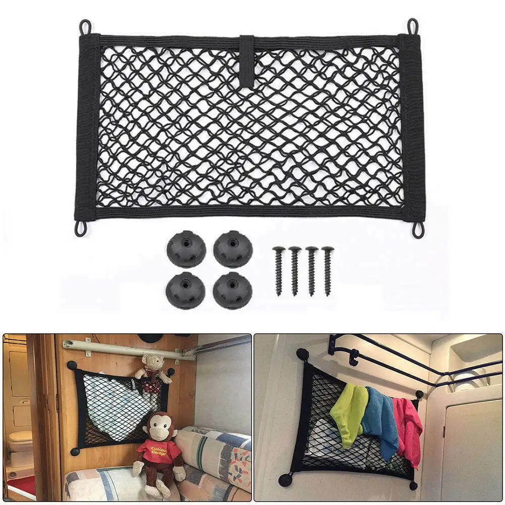 Rete Portaoggetti Elastica Extra Large Per Furgone Cargo Camper Mobile Caravan Boat