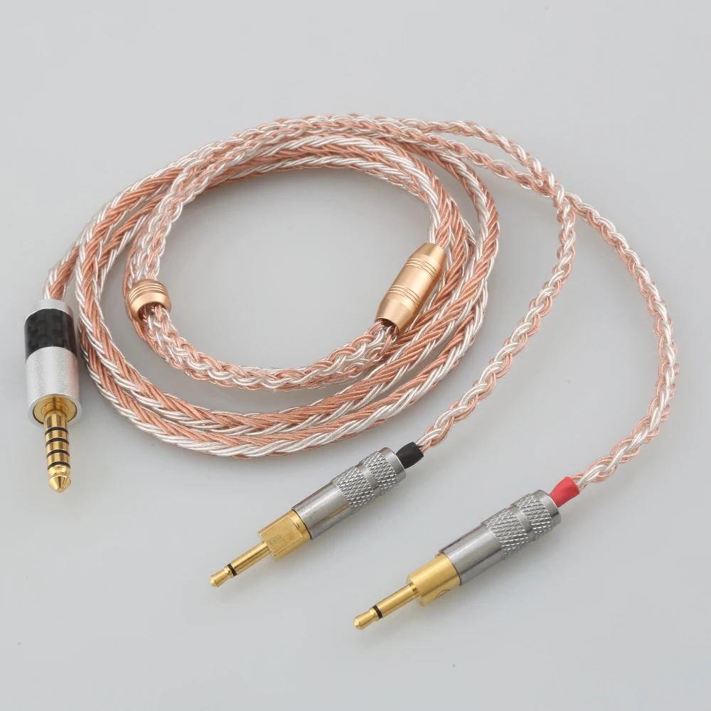 Cavo A 16 Conduttori Con Maschio Bilanciato Da 4.4Mm Per Cuffie Sennheiser Hd700 E Cavo Audio Placcato Argento Sony Wm1A, Nw-Wm1Z, Pha-2A