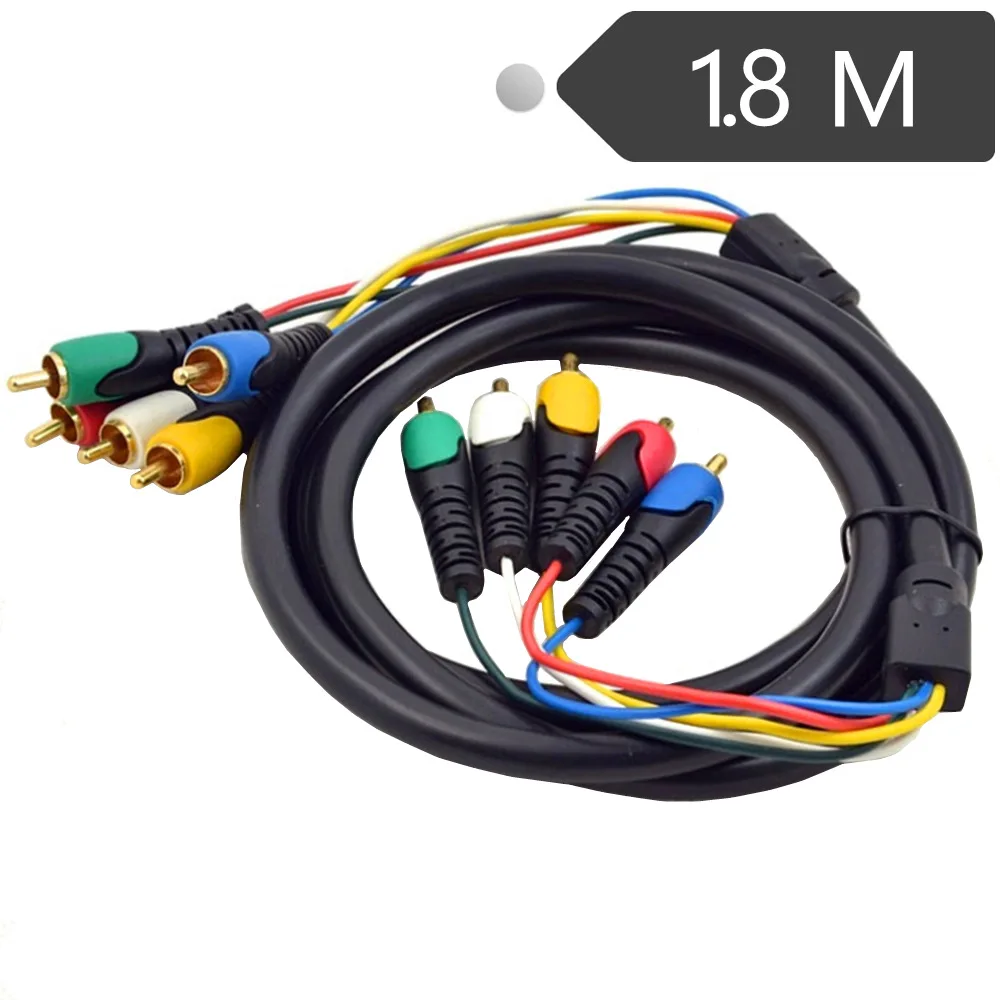 Tv Ad Alta Definizione 5 Lotus Audio Video Extension Cable 5Rca Public Rgb Component Audio Video Connection Cable
