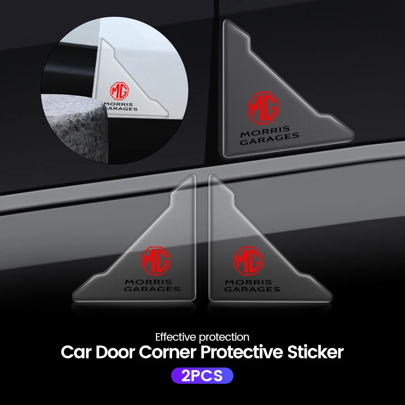 2/4 Pz Trasparente Car Door Corner Cover Paraurti Collisione Protezione Antigraffio Per Mg Zs 5 6 350 Tf Express Zr Mgf Gs X-Power