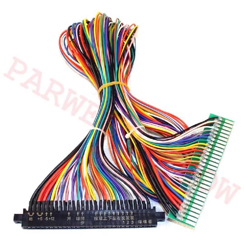 Pieno 56Pin 100 Cm Jamma Extender Harness Per Il Tabellone Di Gioco Arcade Jamma Cabinet Filo Di Cablaggio Cablaggio Loom Arcade Pcb Board