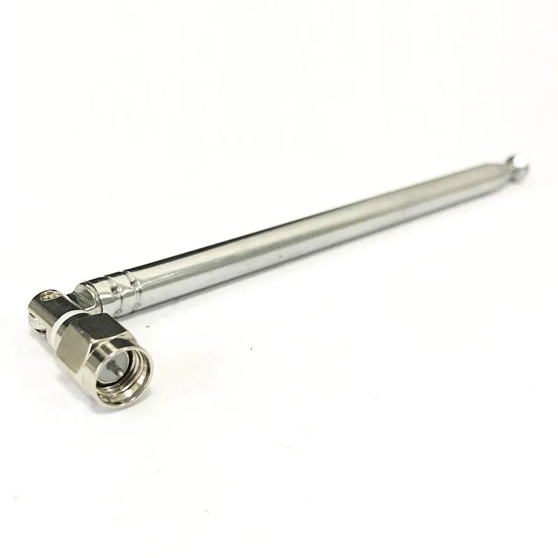 1 Pz Di Ricambio 132Mm 6 Sezioni Telescopiche Antenna Sma Maschio Per La Radio Tv Fai Da Te Nuovo Commercio All'Ingrosso Prezzo