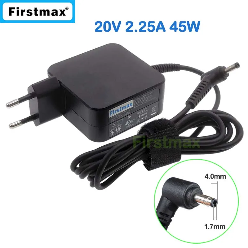 Caricabatterie Adattatore Di Alimentazione Ca Per Laptop 20V 2.25A 45W Per Lenovo Yoga 520-14Ikb 710-13 710-14Ikb 710-14Isk 710-15Isk