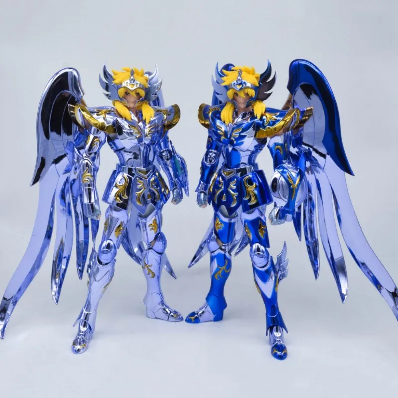 Gt Saint Seiya Myth Cloth Mst 10Th Anniversary Blue God Shiratori Saint Cloth Myth Ex2.0 God White Bird Glacier Alloy Model Toy