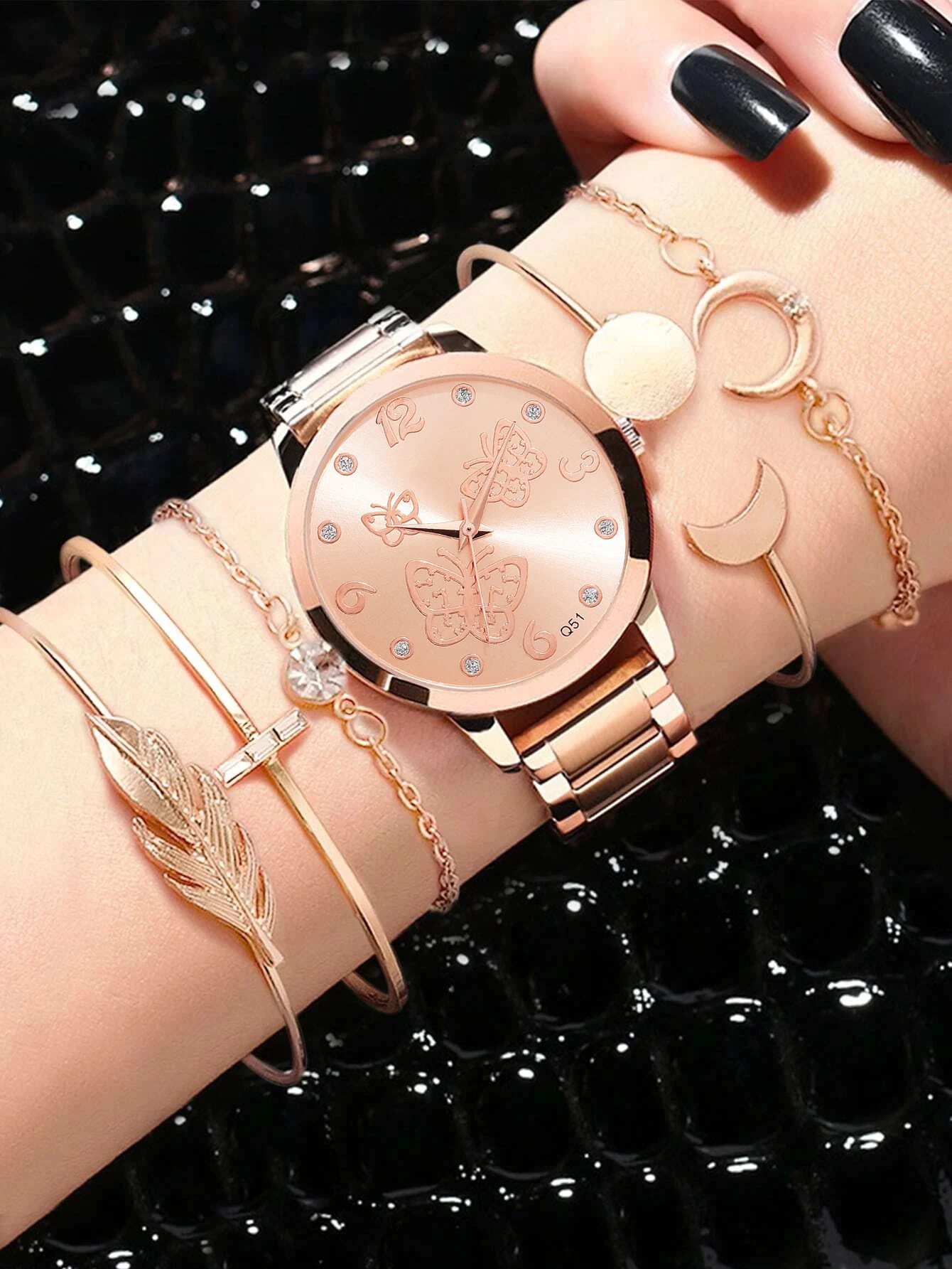 Orologi Da Donna Di Lusso Orologi Eleganti In Lega Di Lusso Di Moda Orologi Con Cinturino In Metallo Orologi Al Quarzo Da Donna Senza Scatola