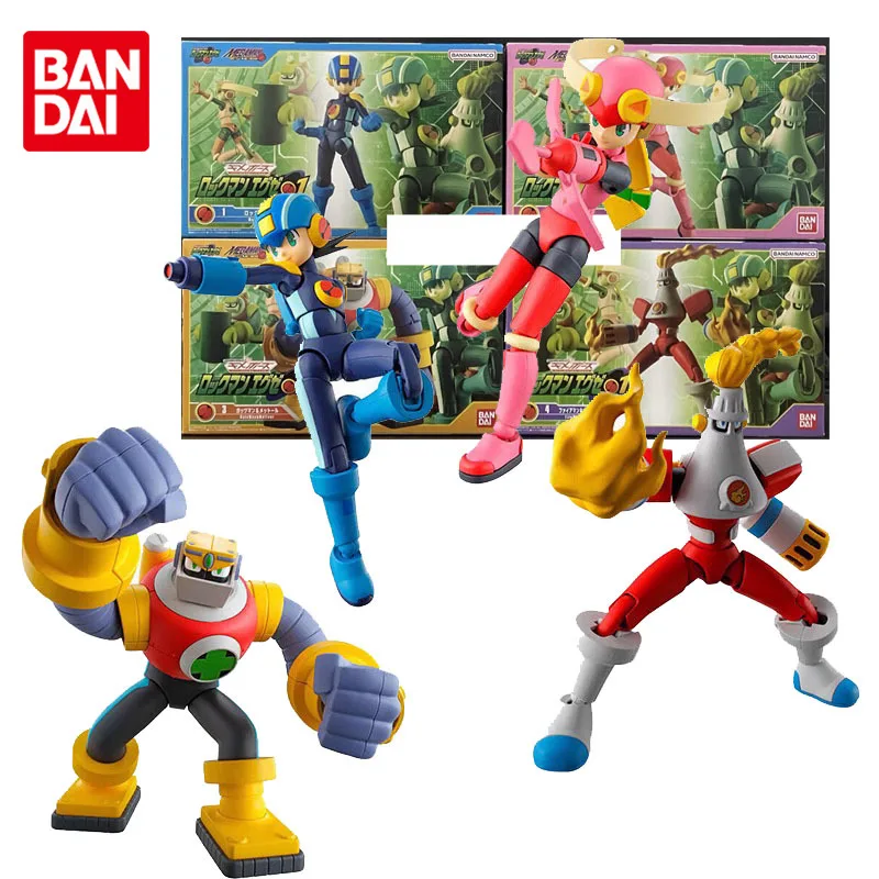Bandai Originale Shokugan Smp Rockman Exe Roll Exe Pompiere Megaman Battle Network Anime Action Figures Giocattoli Ragazzi Ragazze Regalo Per Bambini