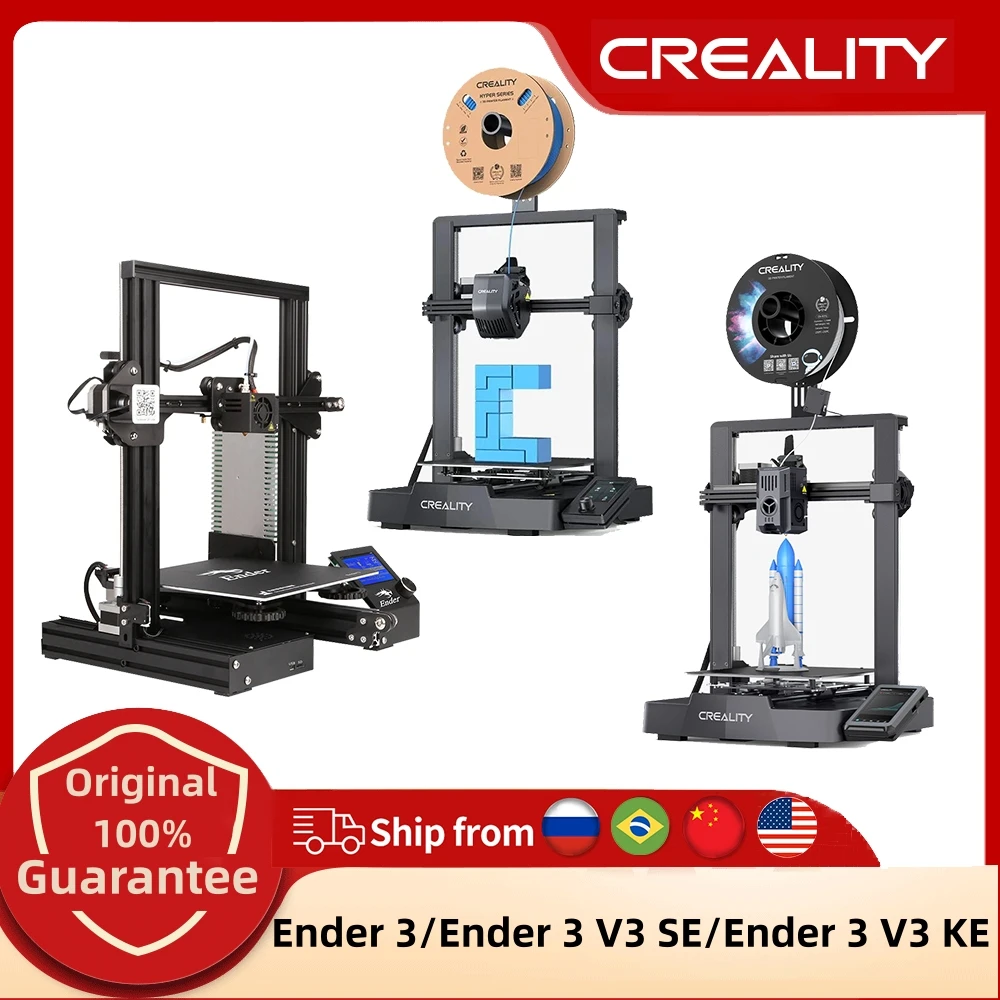 Creality Ender 3 V3 Se/Ender 3 V3 Ke Stampante 3D Stampa Ad Alta Velocità Collegata Per Smart Control Livellamento Automatico Guida Lineare Ad Asse X