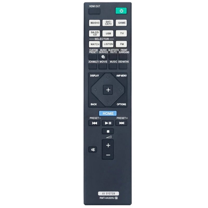 Telecomando Abs Telecomando Rmt-Aa320U Rmtaa320U Per Ricevitore Av Sony Str-Za810Es Str-Dn1080 Strza810Es Strdn1080