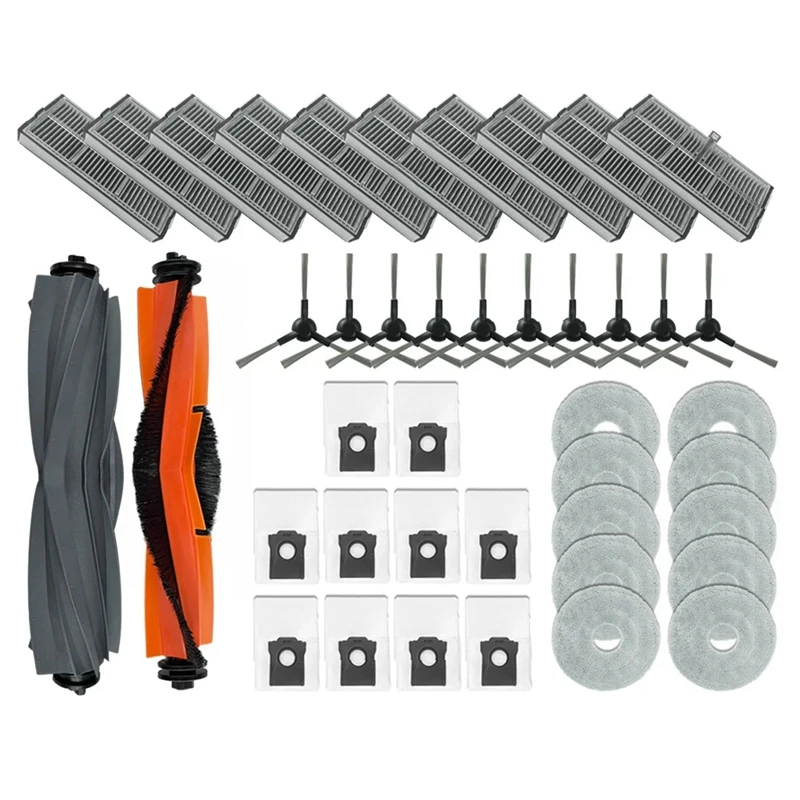 Per Dreame L10S Pro Ultra Heat, X30 Ultra, X30 Pro Plus Kit Pezzi Di Ricambio Accessori Filtro A Spazzola Sacchetto Antipolvere In Tessuto Mop
