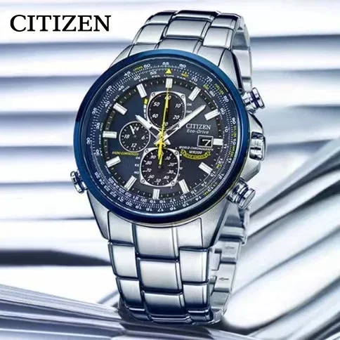 Citizen Men Orologi Luxury Trend Quartz Calendar Impermeabile Multifunzione Fancy Round Watch Orologio Automatico In Acciaio