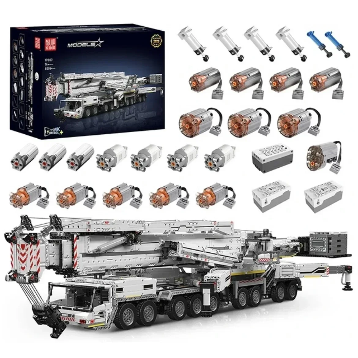 Mold King 17007/17008 Technical Car Toys Motorizzato Ltm 11200 Crane Truck Building Block Assembly Model Brick Kid Regalo Di Natale