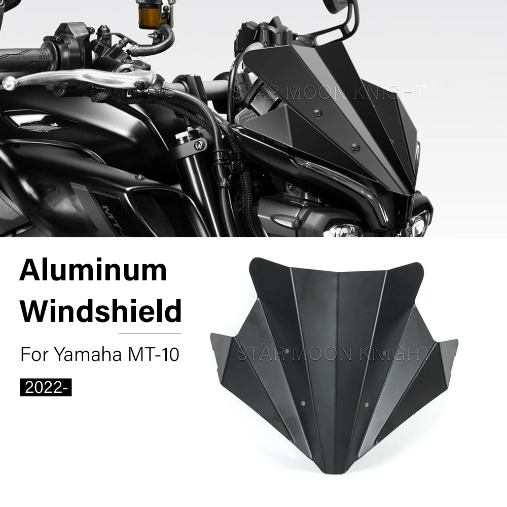 Mt-10 Per Yamaha Mt10 Mt 10 2022-Parabrezza Stealth Moto Decorare Carenatura Anteriore Deflettore Parabrezza