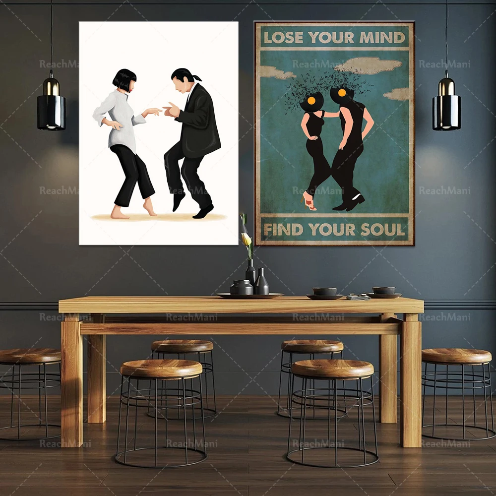 Affiches À L'Ancienne - La Graisse Vous Fait Perdre Votre-Impression D'Art À L'Ancienne, Pulp Fiction-Movie Wall Art Af