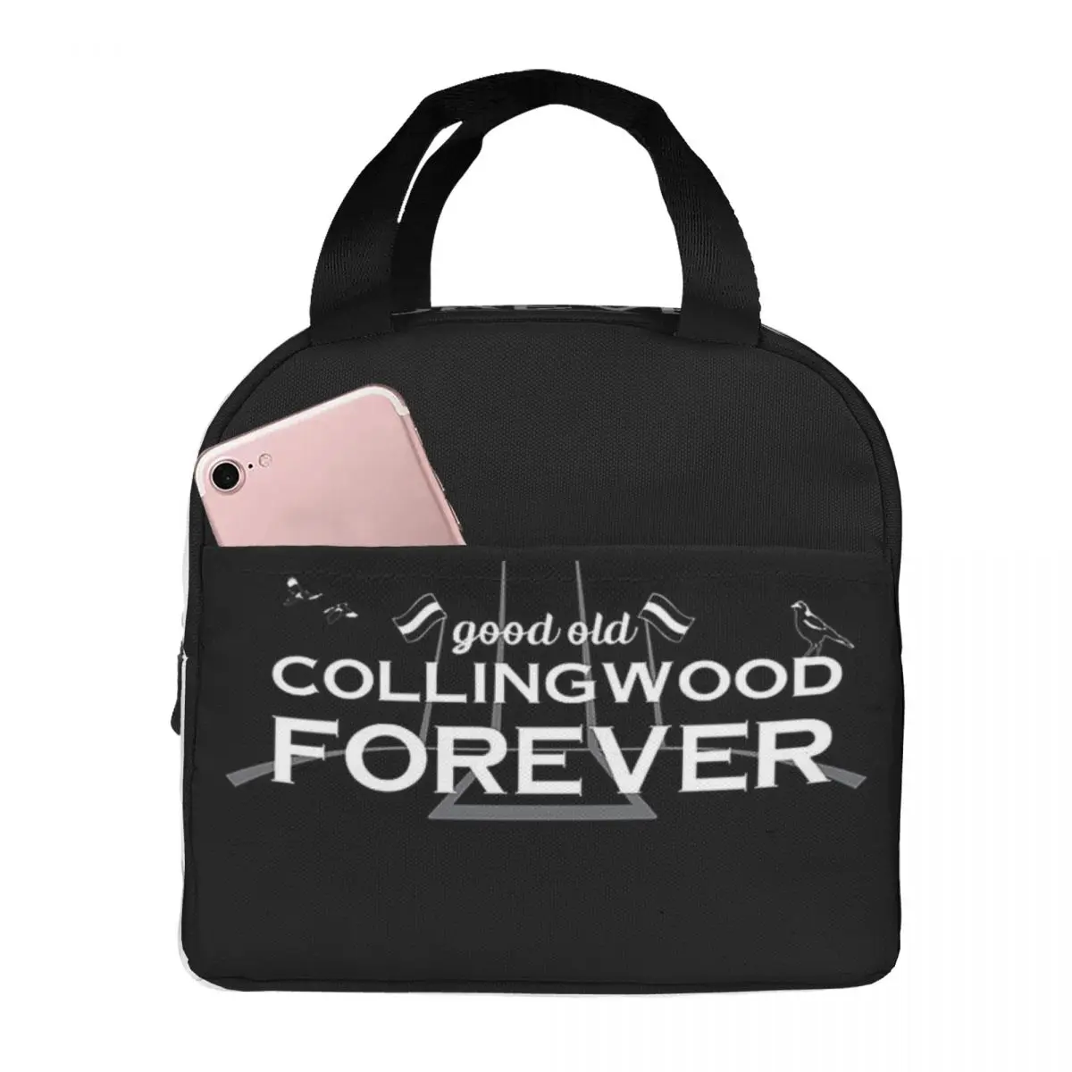 Good Old Collingwood Forever - Collingwood Theme Song Lunch Bags Bento Box Isolato Borse Da Picnic A Tenuta Stagna Per Donna Kids School