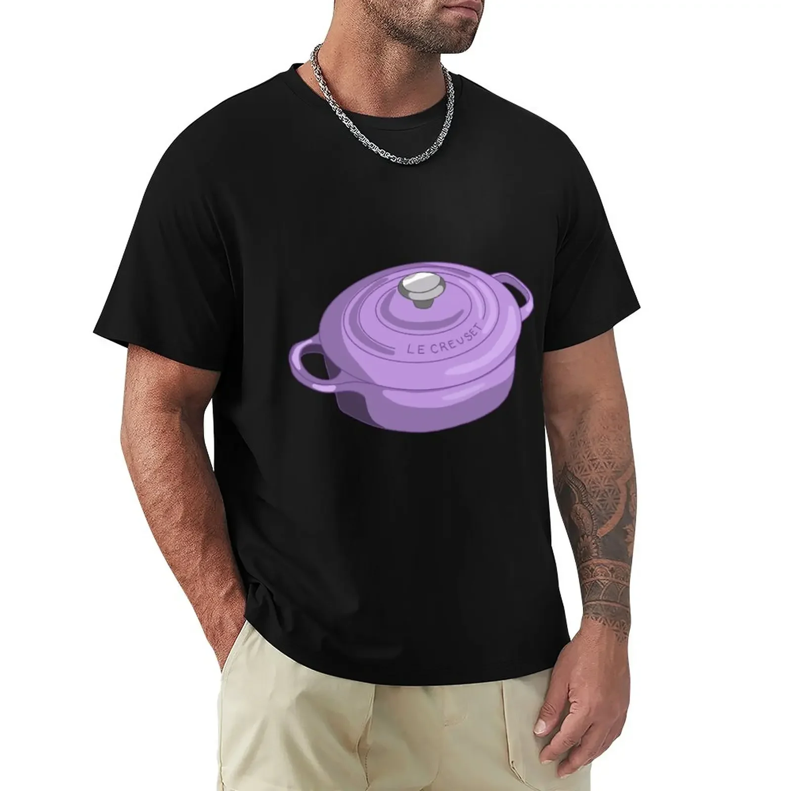 Le Creuset Dutch Oven Sticker T-Shirt T-Shirt Graphic Tees Hippie Clothes Plus Size Magliette Per Uomo
