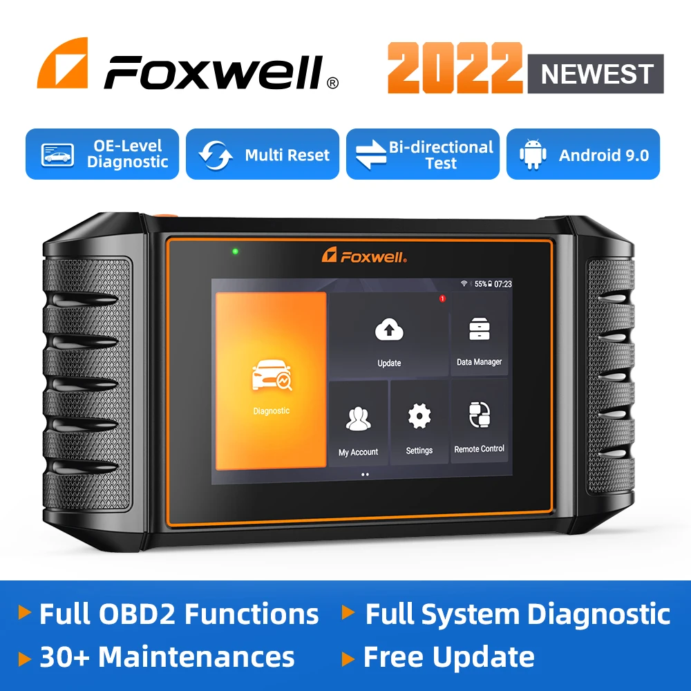 2023 Foxwell Nt710 Obd2 Scanner Automobilistico Sas Tpms Epb Dpf Reset Odb2 Strumenti Diagnostici Per Auto Aggiornamento Gratuito