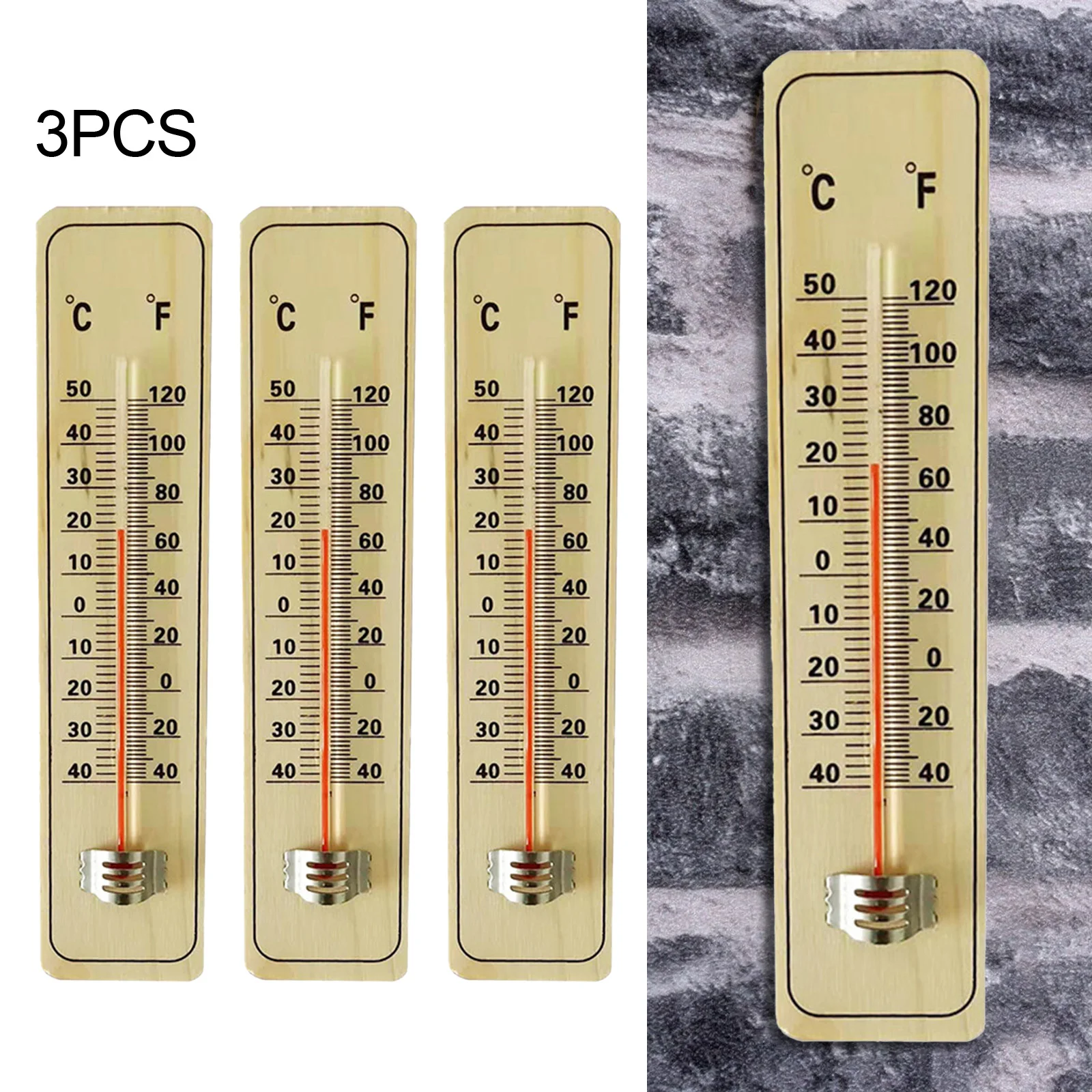 Wall Hang Termometro Indoor Outdoor Garden House Garage Office Room Hung Logger Kitchenhome Sauna Office Temperature Decor