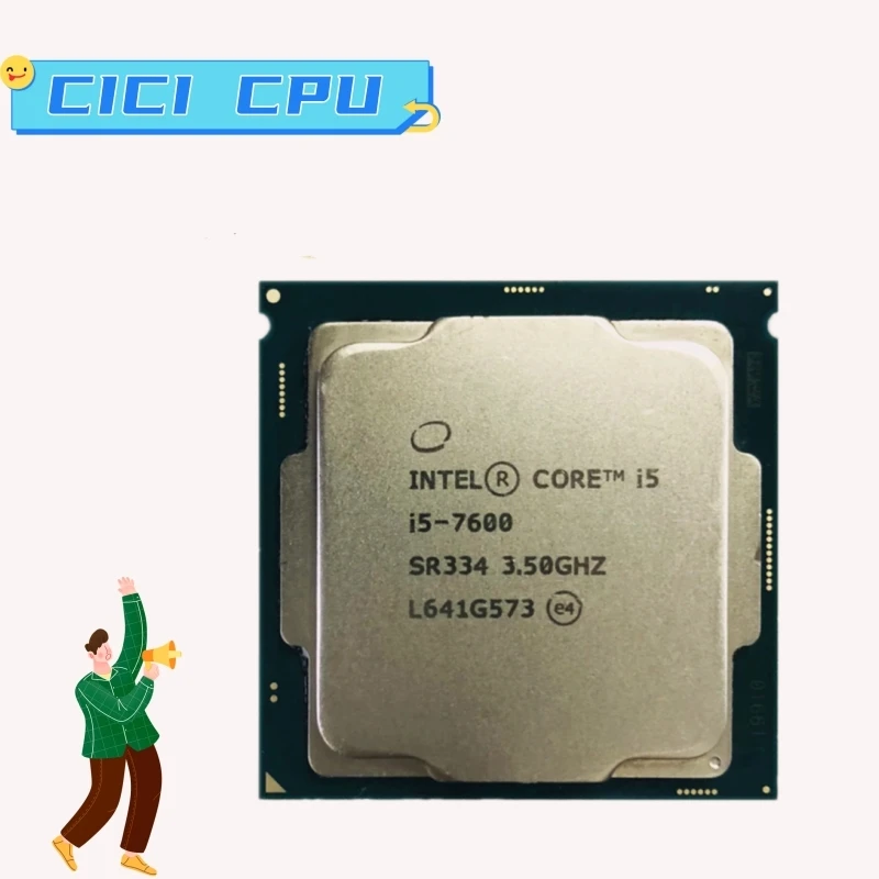 Processore Cpu Quad-Thread Intel Core I5-7600 I5 7600 3.5 Ghz Quad-Core 6M 65W Lga 1151 Chipst Ic Originale