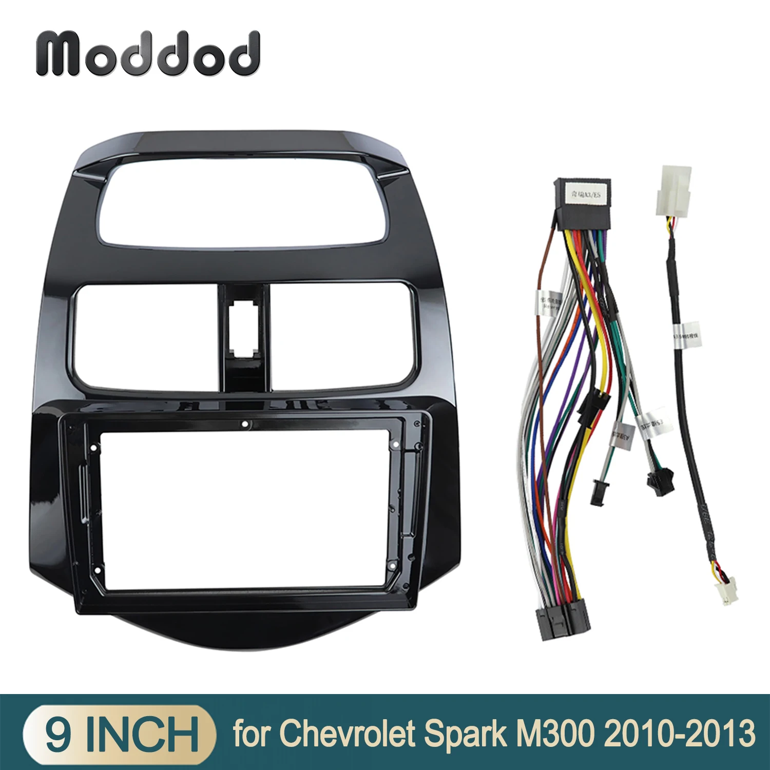 Fascia Radio Da 9 Pollici Adatta Per Daewoo Matiz/ Chevrolet Spark Beat 2014 Stereo Gps Lettore Dvd Installa Surround Trim Panel Dash Kit
