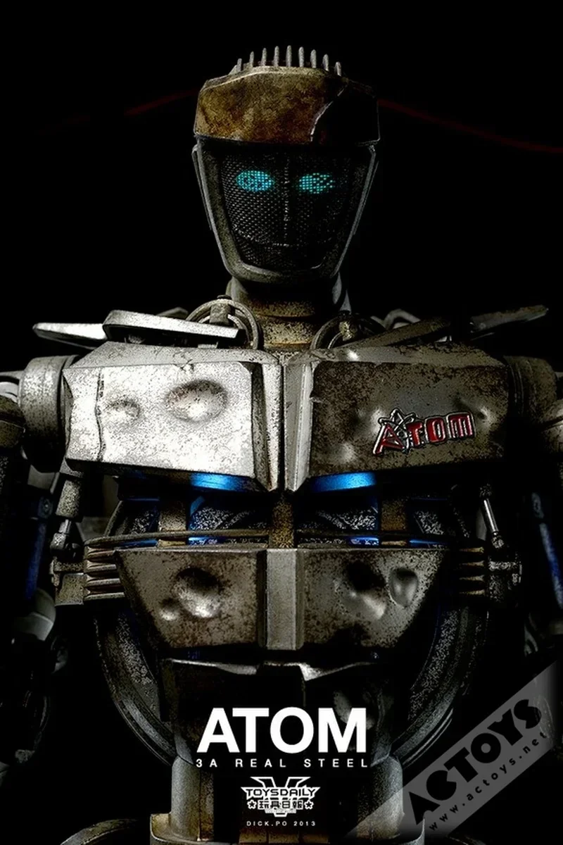 3A Threezero 1/6 Real Steel Atom Robot Action Mech Collection Model Statue Versione Ufficiale Del Sito Web Action Figure Model Toys