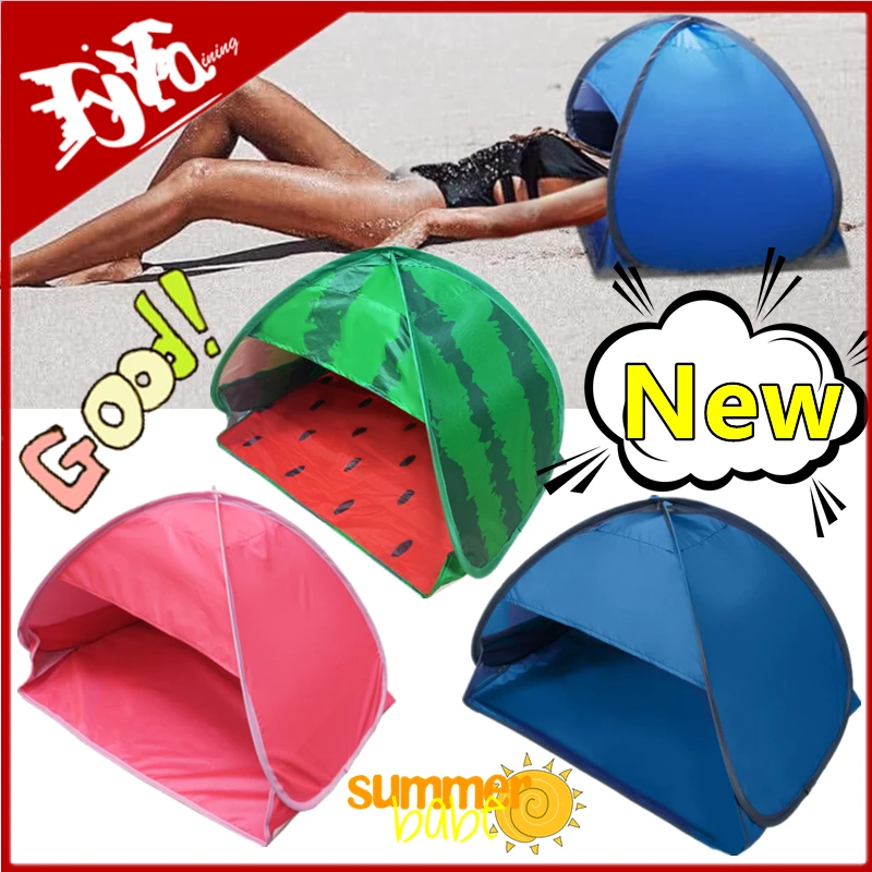 New Portable Sun Shelter Outdoor Mini Tenda Per La Testa Per Prendere Il Sole Antivento A Prova Di Sabbia Poggiatesta Pop Up Beach Tende Per Tende Da 
