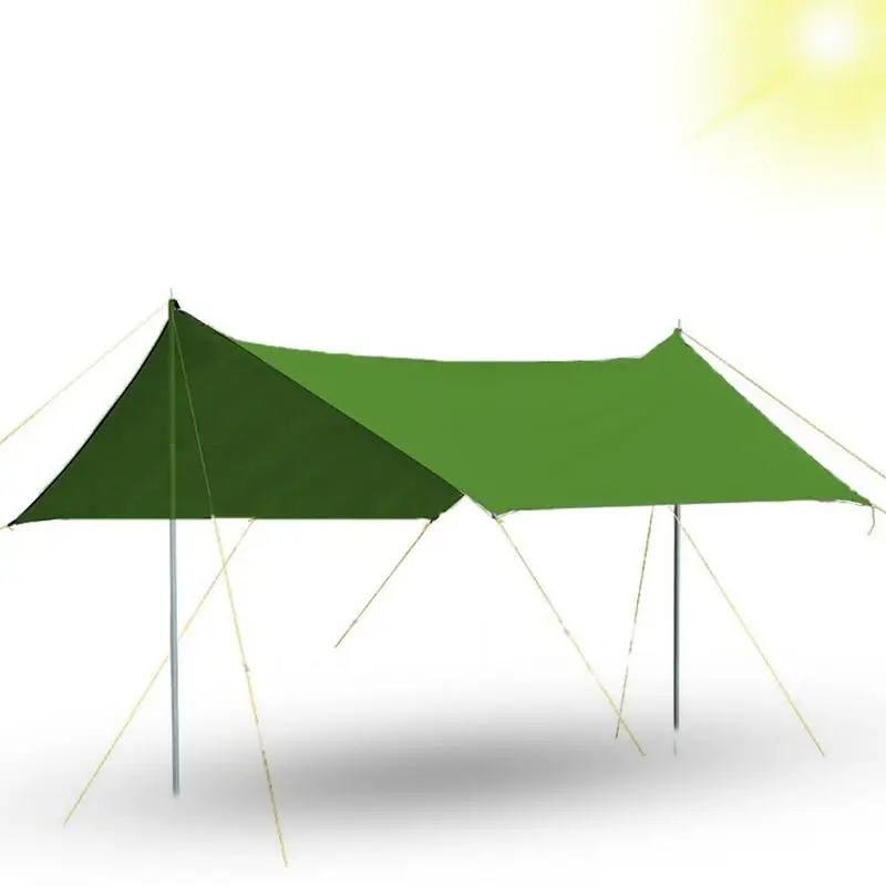 Amaca Rain Fly Hammock Rain Tarp Set Portable Tarp Multifunzionale Outdoor Camping Tenda Da Sole Da Viaggio Backpacking Tarp Shelter